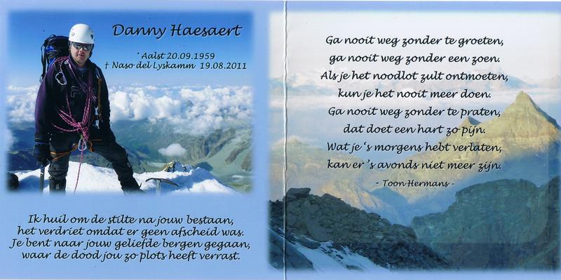 Doodsprentje Danny Haesaert